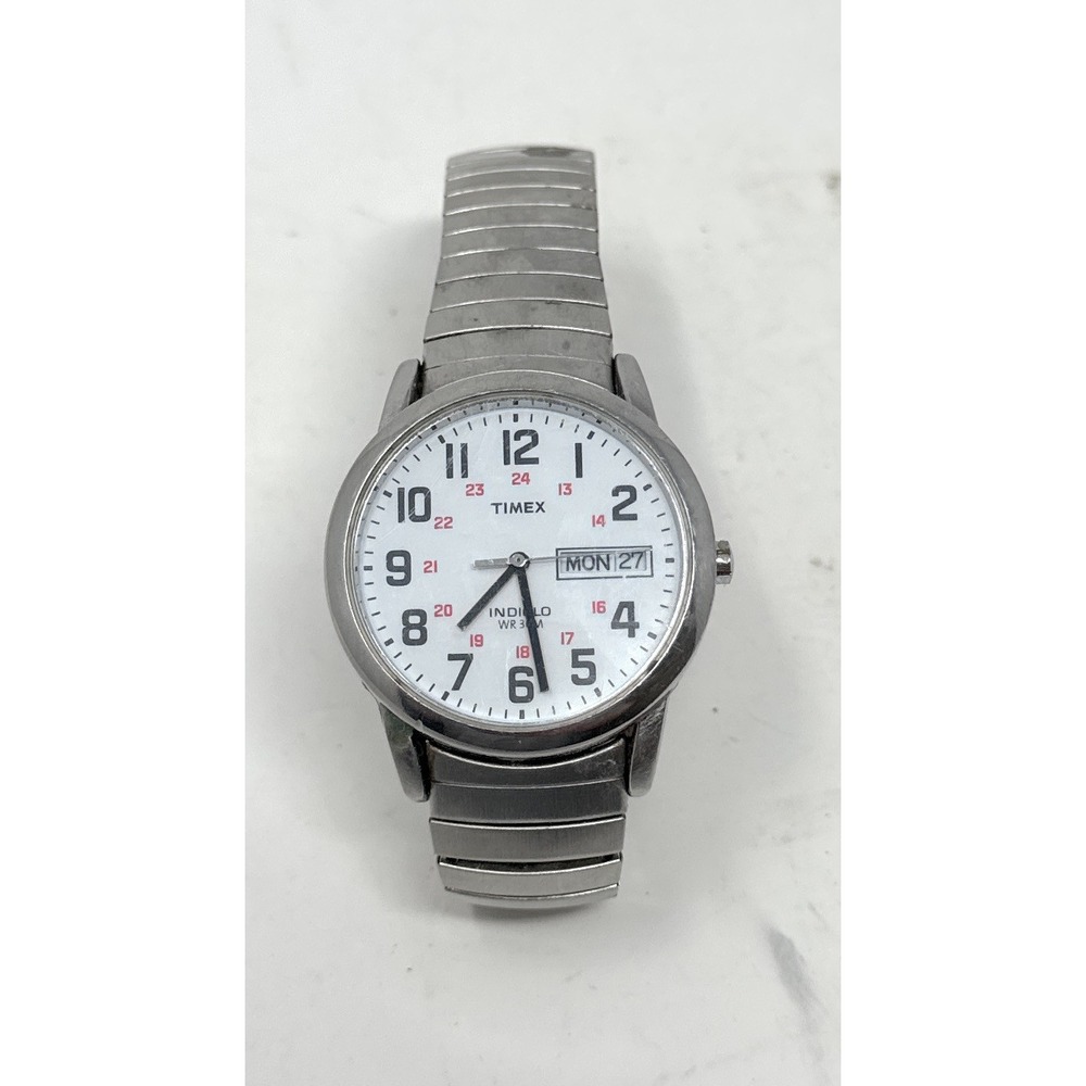 Timex Men's Easy Reader Watch Indiglo Date WR 30M‎